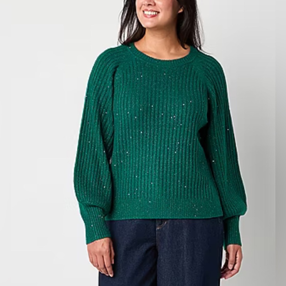Women’s Crew Neck Long Sleeve Pullover Sweater